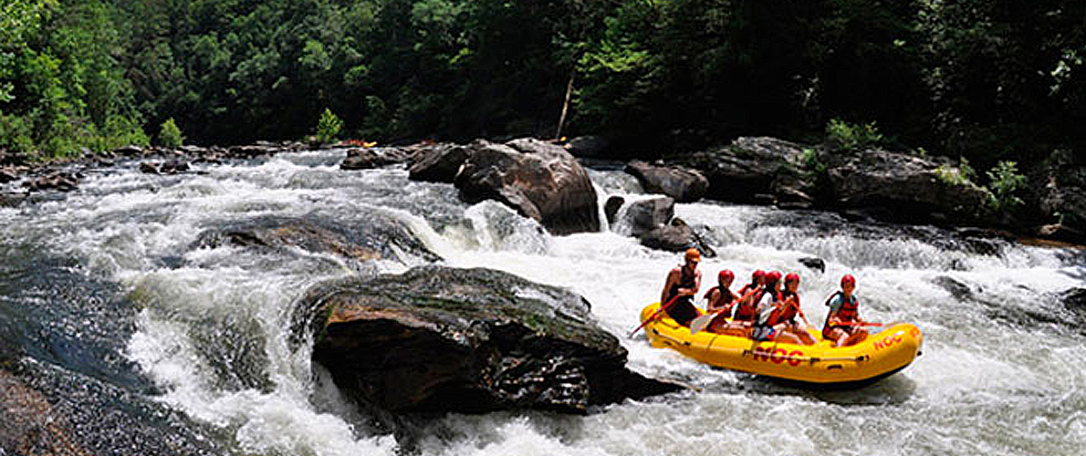 white water rafting